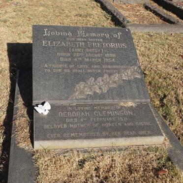 PRETORIUS 1896-1954 :: CLEMINSON Deborah