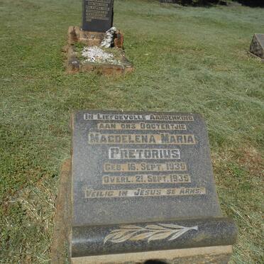 PRETORIUS Magdelena Maria 1935-1935