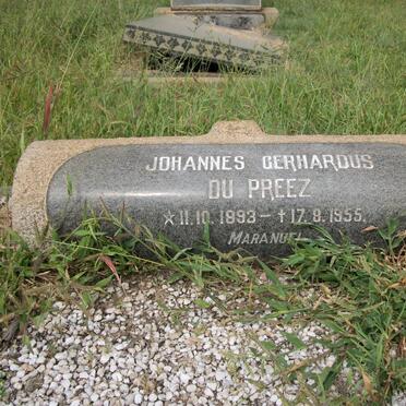 PREEZ Johannes Gerhardus, du 1893-1955 &amp; Catharina Frederika 1899-1988