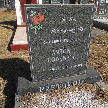 PRETORIUS Anton Lodewyk 1956-2003