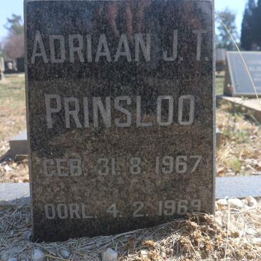 PRINSLOO Adriaan J.T. 1967-1969