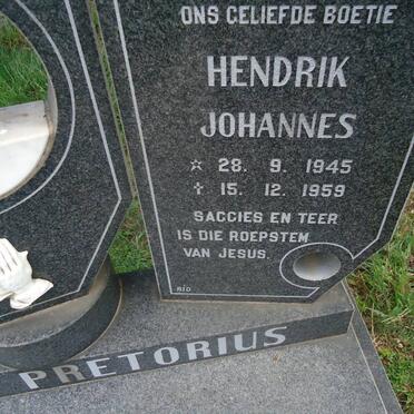 PRETORIUS Hendrik Johannes 1945-1959