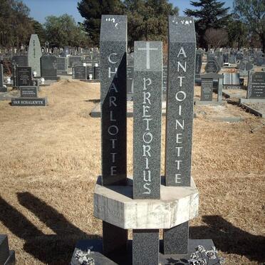 PRETORIUS Charlotte Antoinette 1954-??