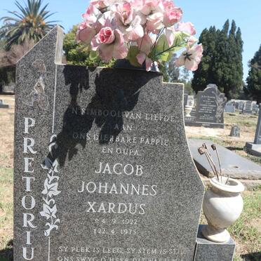 PRETORIUS Jacob Johannes Xardus 1922-1975