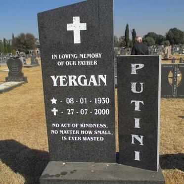 PUTINI Yergan 1930-2000