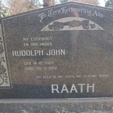 RAATH Rudolph John 1907-1962