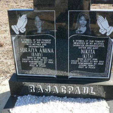 RAJAGPAUL Suraiya Mina 1964-2011 :: RAYAGPAUL Nikita 1996-2012