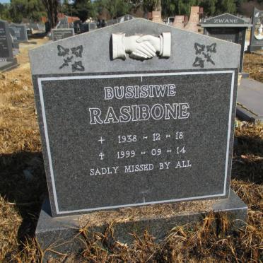 RASIBONE Busisiwe 1938-1999