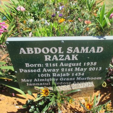 RAZAK Abdool Samad 1922-2013