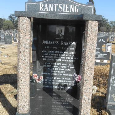 RANTSIENG Johannes Rankomo 1936-2005