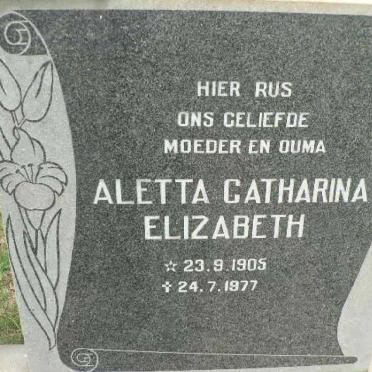 RAUBENHEIMER Ferdinanc 1942-1974 &amp; Aletta Catharina Elizabeth 1905-1977