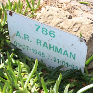 RAHMAN A.R. 1945-1995