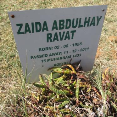 RAVAT Zaida Abdulhay 1956-2011