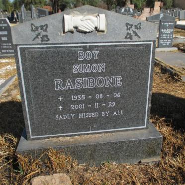 RASIBONE Boy Simon 1935-2001