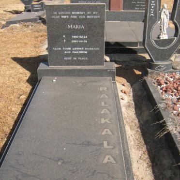 RALAKALA Maria 1953-2001