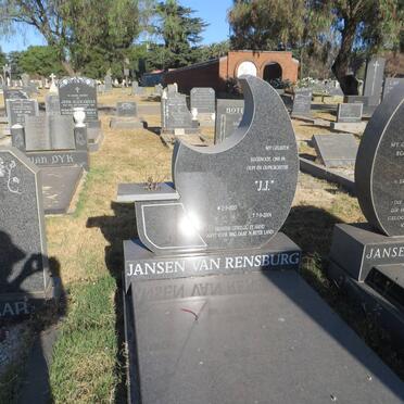 RENSBURG J.J., Jansen van 1920-2004