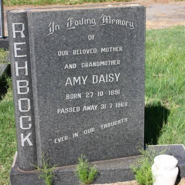 REHBOCK Amy Daisy 1891-1968