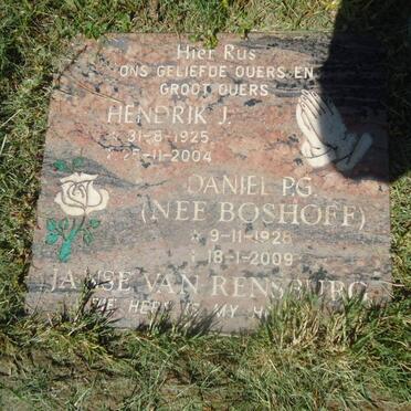 RENSBURG Hendrik J., Janse van 1925-2004 &amp; Daniel P.G. BOSHOFF 1928-2009