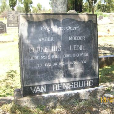 RENSBURG Cornelius, van -1956 &amp; Lenie -1948