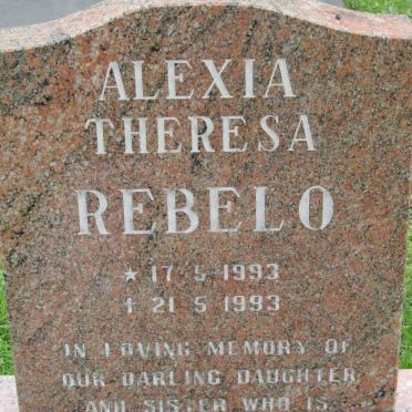 REBELO Alexia Theresa 1993-1993