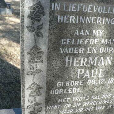 REINERS Herman Paul 1929-