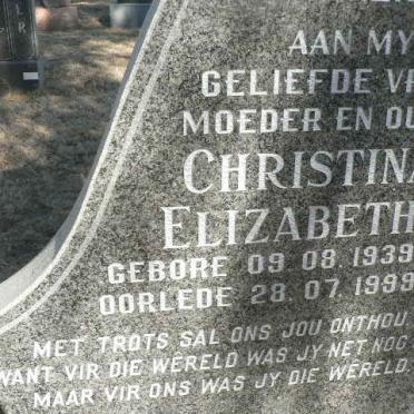 REINERS Herman Paul 1929- &amp; Christina Elizabeth 1939-1999