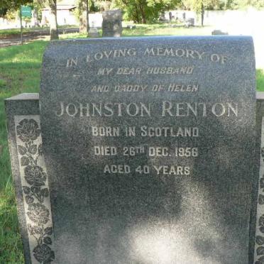 RENTON Johnston -1956
