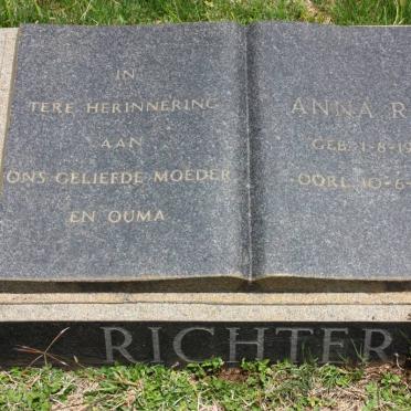 RICHTER Anna R.P. 1910-1975