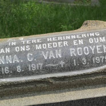 ROOYEN Anna C., van 1917-1979