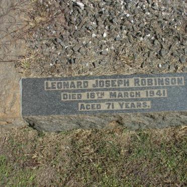 ROBINSON Leonard Joseph -1941