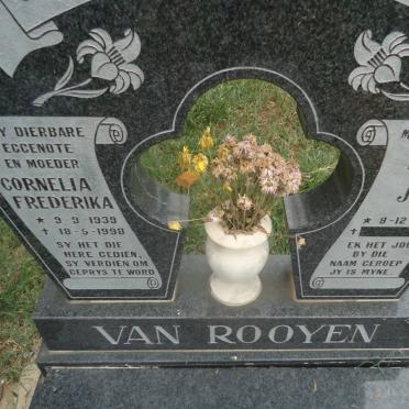 ROOYEN Jan, van 1933- &amp; Cornelia Frederika 1939-1998