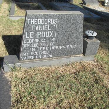 ROUX Theodorus Daniel, le 1941-1988