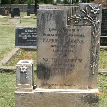 ROBBENS Walter A. -1941 &amp; Harriet -1937