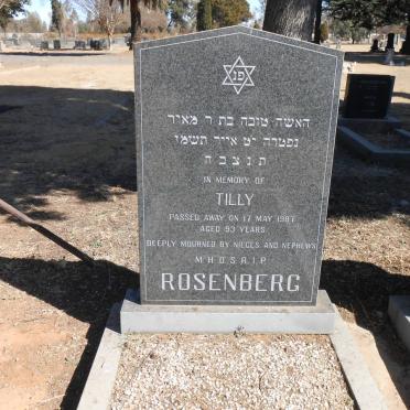 ROSENBERG Tilly -1987