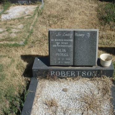 ROBERTSON Alan Patrick 1931-1999