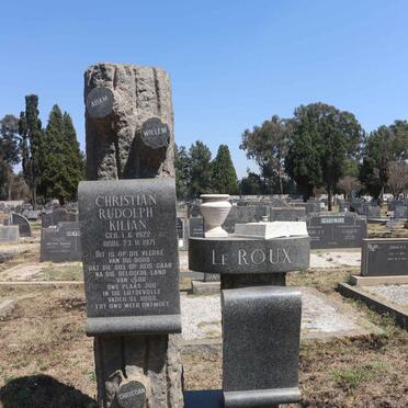 ROUX Christian Rudolph Kilian, le 1922-1971