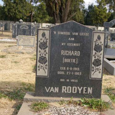 ROOYEN Richard, van 1913-1962