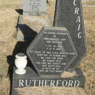 RUTHERFORD Craig 1966-1991
