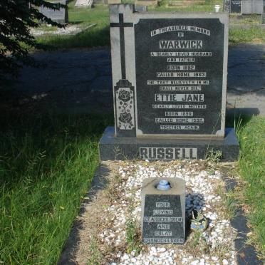 RUSSELL Warwick 1892-1963 &amp; Ettie Jane 1898-1982