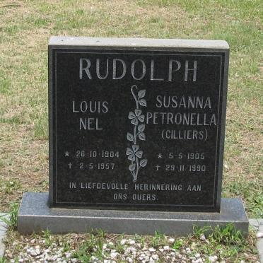 RUDOLPH Louis Nel 1904-1957 &amp; Susanna Petronella CILLIERS 1905-1990