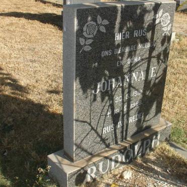 RUDOLPH Petrus J. 1913-1983 &amp; Johanna E. 1919-1988