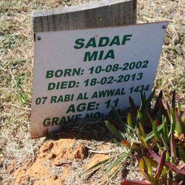 SADAF Mia 2002-2013