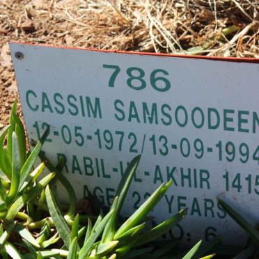 SAMSOODEEN Cassim 1972-1994