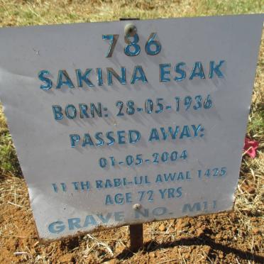 SAKINA Esak 1936-2004