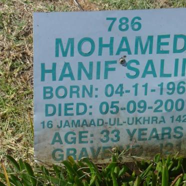 SALIM Mohamed Hanif 1968-2001