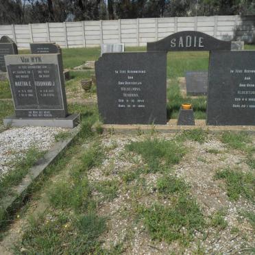 SADIE Wilhelmina Hendrina 1940-1965 :: SADIE Albertus 1950-1966