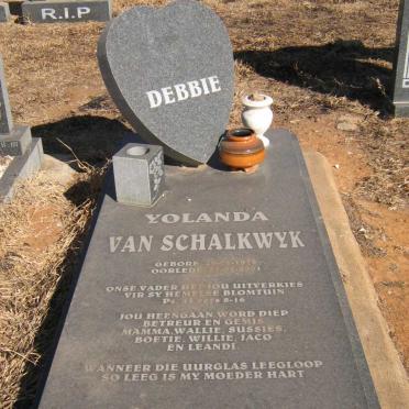 SCHALKWYK Yolanda, van 1975-2001