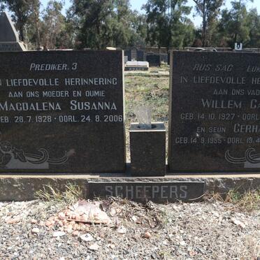 SCHEEPERS Willem Carl 1927-1968 & Magdalena Susanna 1928-2006 :: SCHEEPERS  Gerhard 1955-1969 _1