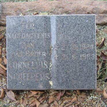 SCHEEPERS Cornelius 1924-1983
