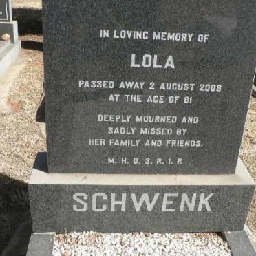 SCHWENK Lola -2008